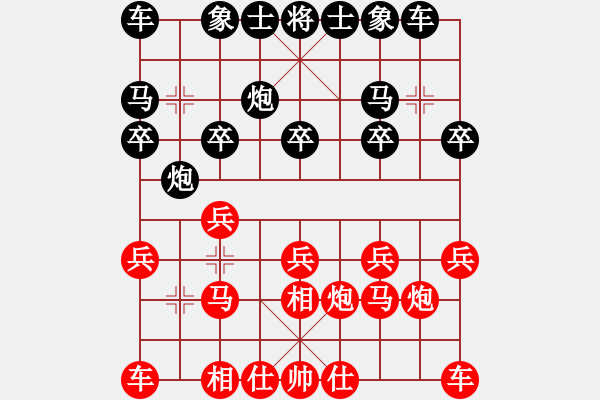 象棋棋譜圖片：逝去日子[黑] -VS- 志立鴻一[紅] - 步數(shù)：10 