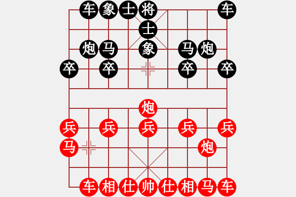 象棋棋譜圖片：1099局 B00- 中炮局-徐庶(2100) 先負(fù) 旋風(fēng)引擎23層(2771) - 步數(shù)：10 