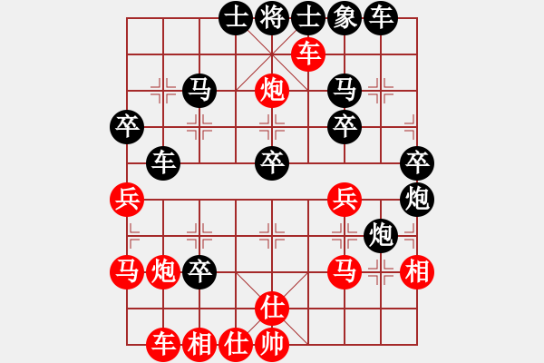 象棋棋譜圖片：棋鹿(7段)-負(fù)-東風(fēng)(4段) 中炮左邊馬對(duì)屏風(fēng)馬 - 步數(shù)：40 