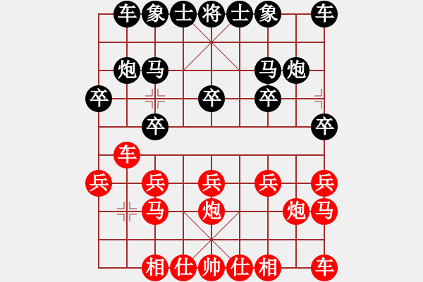 象棋棋譜圖片：小小羅luo[紅] -VS- bbboy002[黑] - 步數(shù)：10 