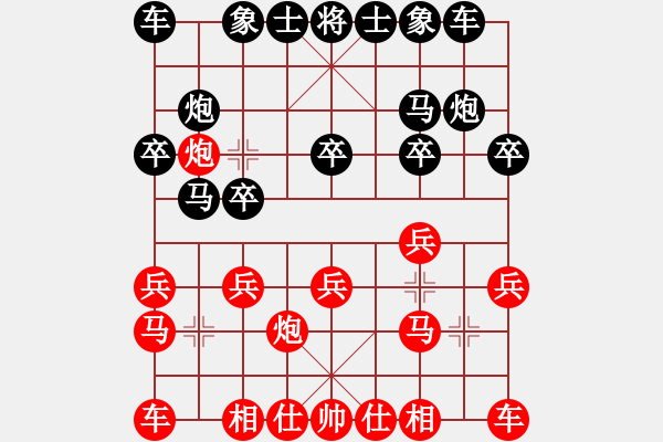 象棋棋譜圖片：梁林 先和 張玉發(fā) - 步數(shù)：10 