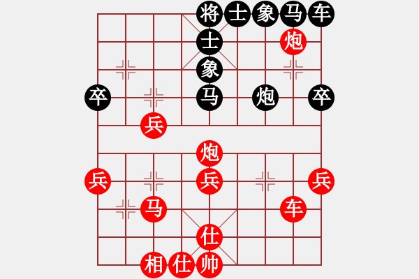 象棋棋譜圖片：大齡單身[1012001787] -VS- 中國南門[945968260] - 步數(shù)：40 