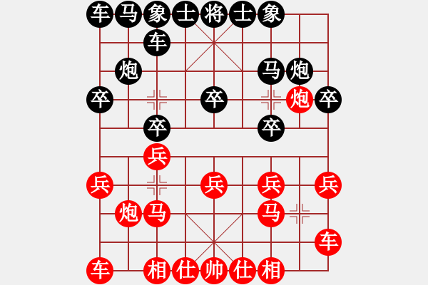 象棋棋谱图片：孙勇征     先和 李群       - 步数：10 