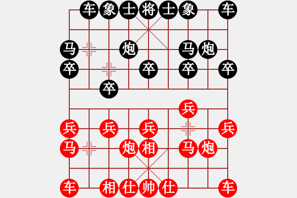 象棋棋譜圖片：郭春雨 先和 穆峰 - 步數(shù)：10 