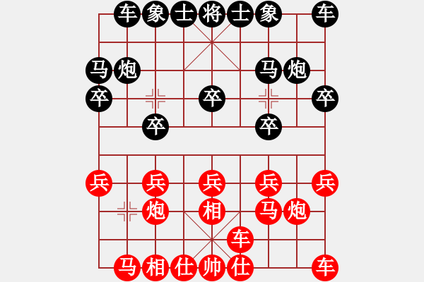 象棋棋譜圖片：碧血洗銀槍(人王)-和-中華象棋王(天帝) - 步數(shù)：10 