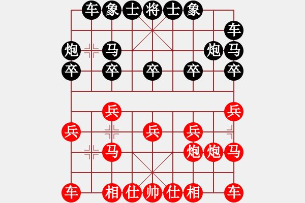 象棋棋譜圖片：金鉤炮局   桔中迷(4級)-負-nzbdwmee(3級) - 步數(shù)：10 