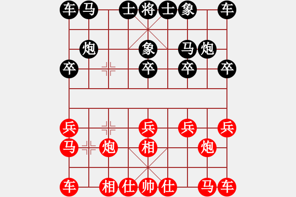 象棋棋譜圖片：第11輪 先勝 杭州西湖 劉新剛 - 步數(shù)：10 