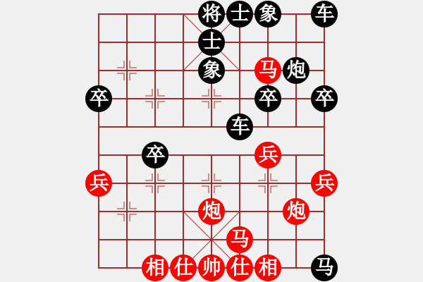 象棋棋譜圖片：465局 C14- 中炮右橫車對屏風(fēng)馬 紅進(jìn)中兵-張飛(1350) 先負(fù) 小蟲引擎23層(2623 - 步數(shù)：36 