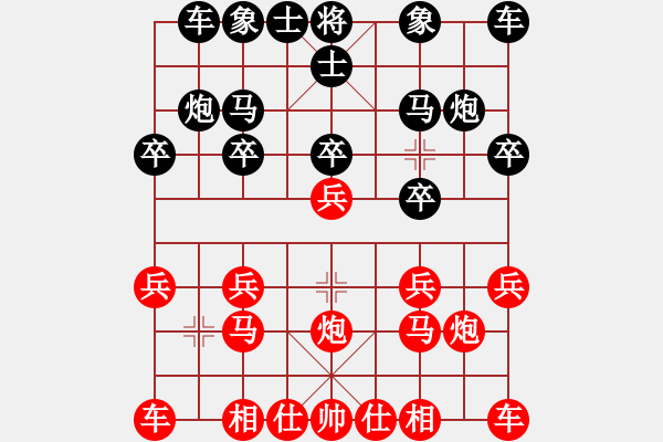 象棋棋谱图片：广东 黄志 和 广东 黄松轩 - 步数：10 