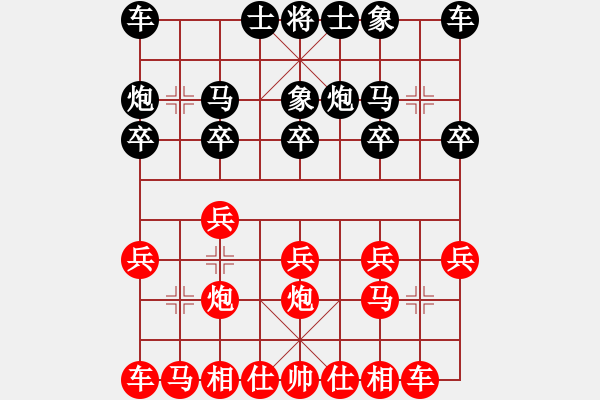 象棋棋谱图片：第七轮第1台四川杨辉先和河南姚洪新 - 步数：10 