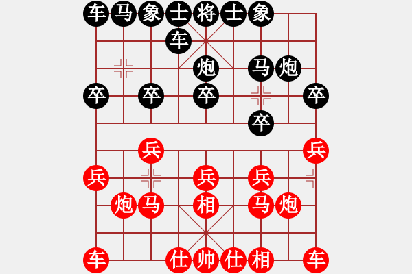 象棋棋譜圖片：樣先局 評(píng)測(cè)先負(fù)一歲女孩 - 步數(shù)：10 