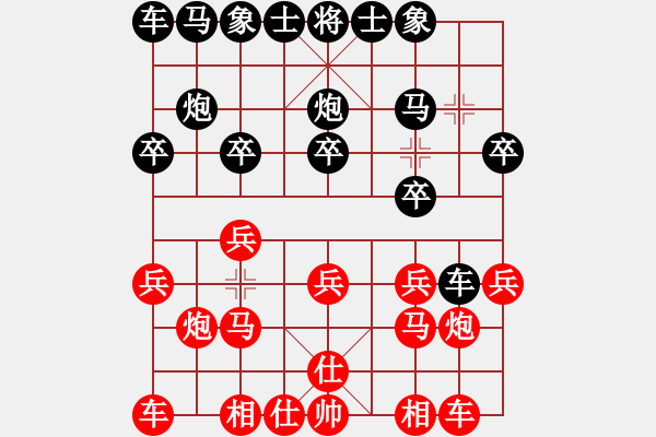 象棋棋譜圖片：獨(dú)唱?jiǎng)P歌(無(wú)極)-勝-弈海青龍(電神) - 步數(shù)：10 