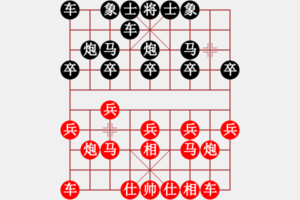 象棋棋谱图片：bbboy002(2弦)-胜-zhhwd(4弦) - 步数：10 