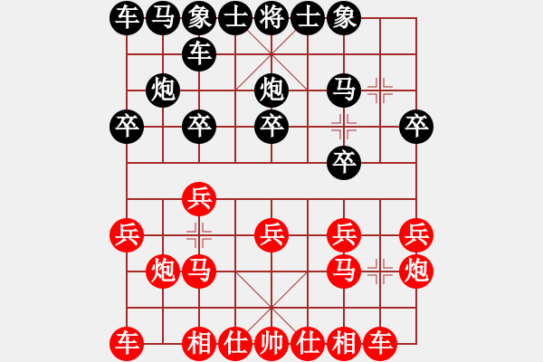 象棋棋譜圖片：國(guó)際組第3輪馬來(lái)西亞沈毅豪先勝馬來(lái)西亞黃運(yùn)興 - 步數(shù)：10 