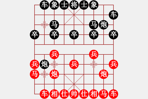 象棋棋譜圖片：昆侖獵刀(3段)-和-天平星張橫(5段) - 步數(shù)：10 