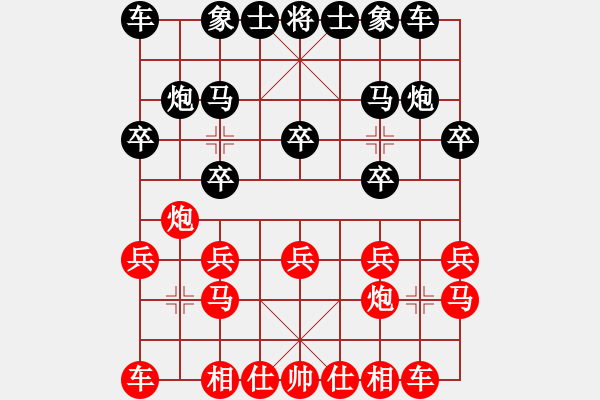 象棋棋譜圖片：剪刀(9星)-和-弈相傾苑(9星) - 步數(shù)：10 