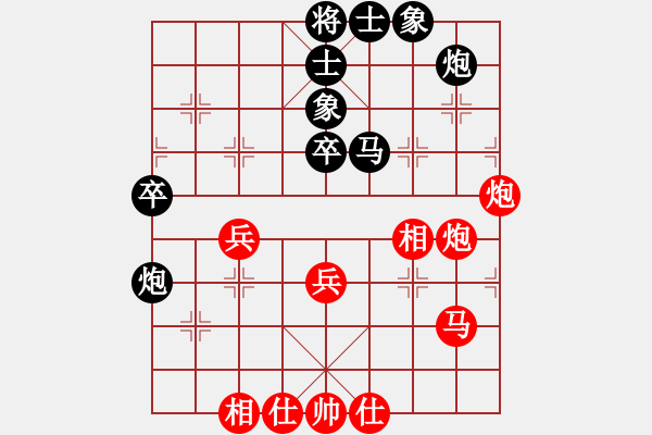 象棋棋譜圖片：肖革聯(lián)     先負(fù) 金松       - 步數(shù)：50 