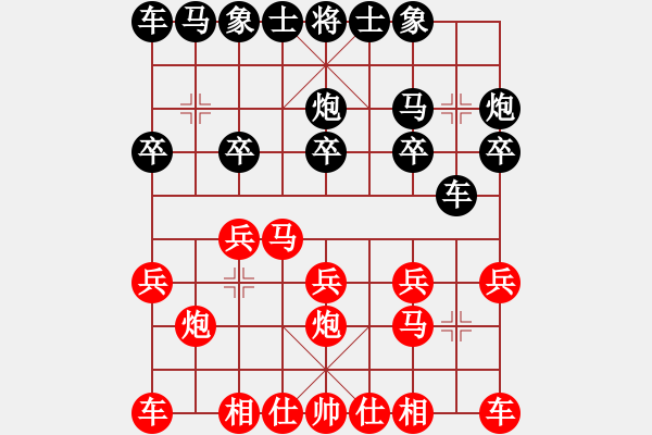 象棋棋譜圖片：第05輪 第04臺(tái) 杭州 茹一淳 先勝 嘉興 吉星海 - 步數(shù)：10 