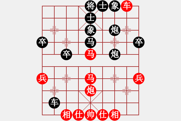 象棋棋譜圖片：新戶注冊(9段)-負(fù)-哼哈咬嗨(7段) - 步數(shù)：40 