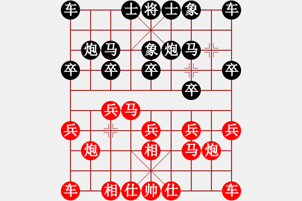 象棋棋譜圖片：徐天利     先勝 鄭乃東     - 步數(shù)：10 