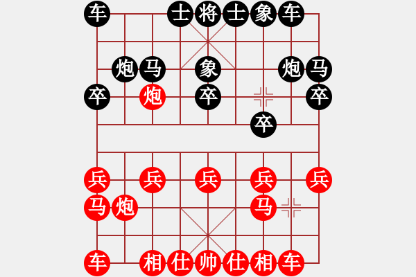 象棋棋譜圖片：金鉤炮局   太極神功(無極)-負(fù)-旖旎婧(風(fēng)魔) - 步數(shù)：10 