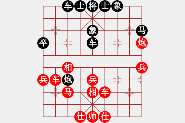 象棋棋谱图片：第二十桌 许鲁斌先和卢军宇 - 步数：41 