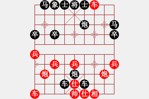 象棋棋譜圖片：2021.2.17.16JJ象棋評(píng)測(cè)后勝 - 步數(shù)：28 