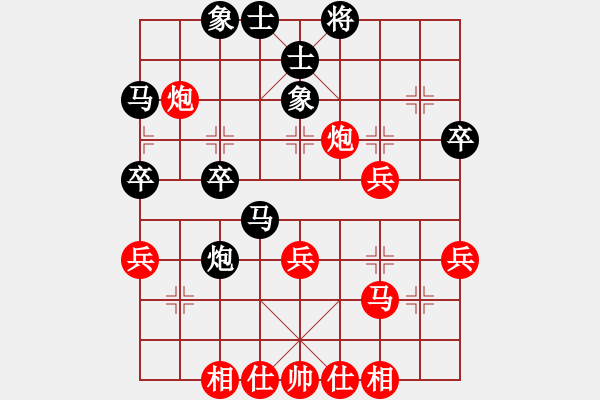 象棋棋譜圖片：第八輪 樂(lè)山鄒 勇 先勝 達(dá)州曾 軍 - 步數(shù)：40 