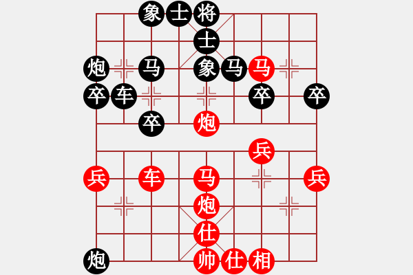 象棋棋譜圖片：河北 傅禎 負(fù) 天津 劉永寰 - 步數(shù)：40 