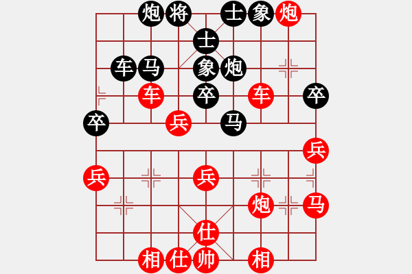 象棋棋譜圖片：眾山小(6段)-勝-兵工廠雄霸(9段) - 步數(shù)：40 