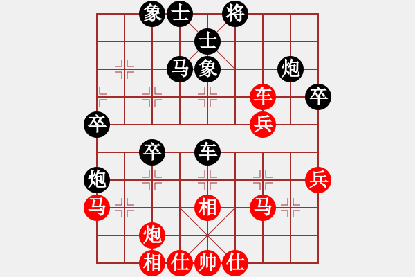 象棋棋譜圖片：月生(無極) 負(fù) 奇景(天罡) - 步數(shù)：40 