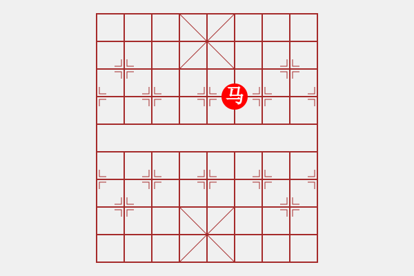 象棋棋譜圖片：12 馬躍整枰內（整） 圖論哈氏圈（鏈）1 - 步數：30 