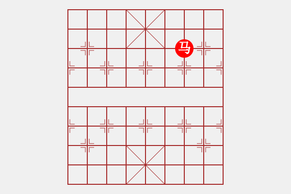 象棋棋譜圖片：12 馬躍整枰內（整） 圖論哈氏圈（鏈）1 - 步數：40 