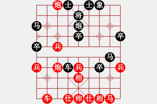 象棋棋譜圖片：教育局 姜曉 勝 房管局 胡文華 - 步數(shù)：40 