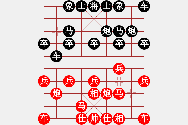 象棋棋譜圖片：哥老[紅] -VS- linlin[黑] - 步數(shù)：10 