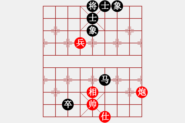 象棋棋譜圖片：華峰論棋(月將)-和-小乳豬(5段) - 步數(shù)：200 