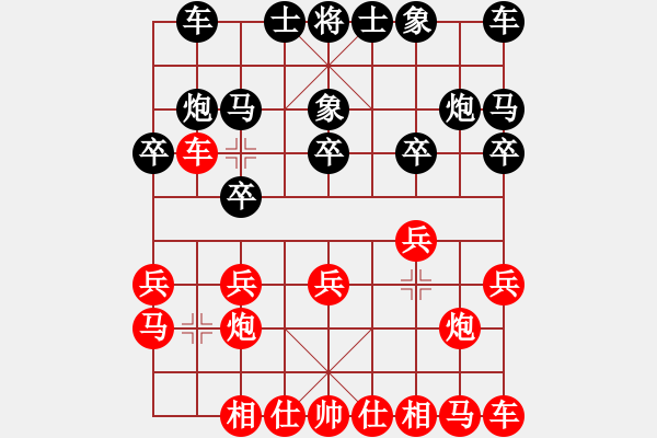 象棋棋譜圖片：象棋好奇者(3級(jí))-勝-柔風(fēng)快槍邵(1段) - 步數(shù)：10 