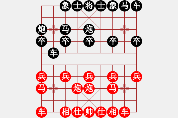 象棋棋譜圖片：何亮亮(5r)-勝-閆哲(5r) - 步數(shù)：10 