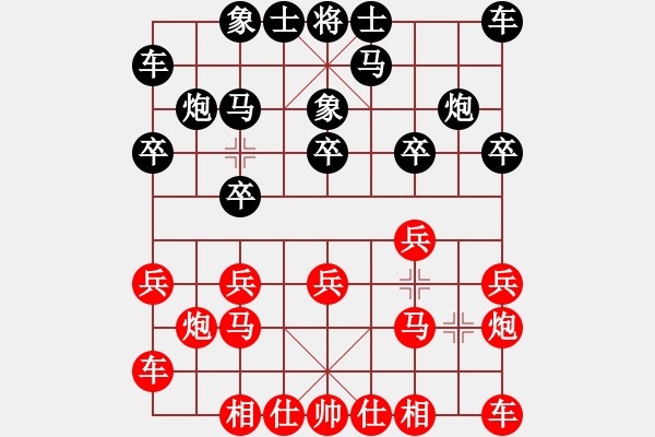 象棋棋譜圖片：第18輪 3-1 杭州 申鵬 紅先和 浙江豐源 黃蕾蕾 - 步數(shù)：10 