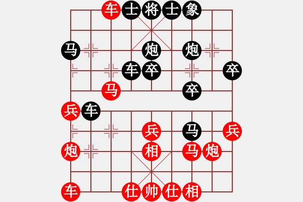 象棋棋譜圖片：巴菲特[381803991] -VS- 黃培祿[253671652] - 步數(shù)：30 