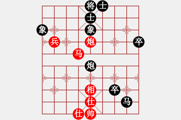 象棋棋譜圖片：過宮炮局  心如止水(9段)-負-nzbdwma(6級) - 步數(shù)：80 