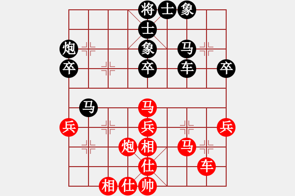 象棋棋譜圖片：極度囂張(6段)-勝-隕落之星(5段) - 步數(shù)：40 