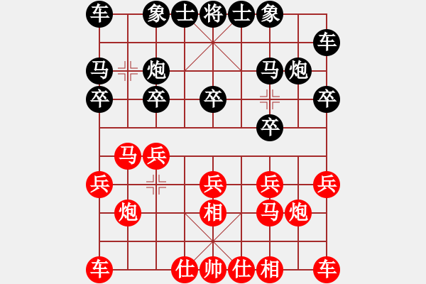 象棋棋譜圖片：騎白馬的青蛙[452406971] -VS- English酷 [1367756936] - 步數(shù)：10 