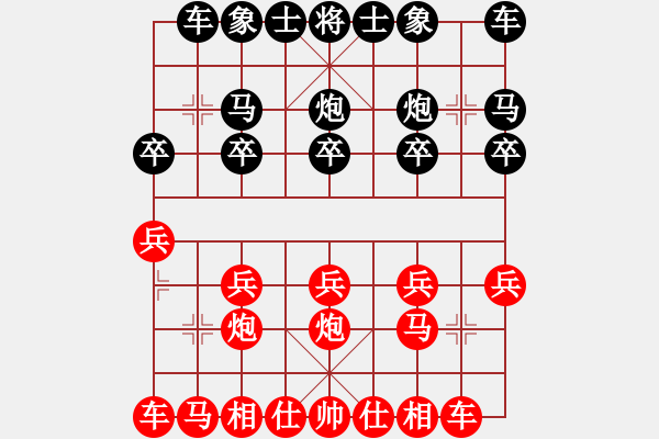 象棋棋譜圖片：呂梁 劉倍言 負(fù) 呂梁 毛雍杰 - 步數(shù)：10 