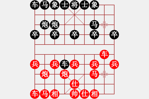 象棋棋譜圖片：眷戀VS倚天高手(2015 5 30) - 步數(shù)：10 