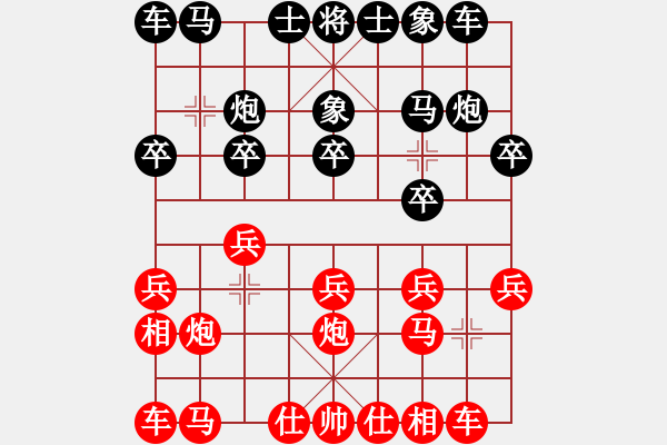 象棋棋譜圖片：河南省 姚洪新 勝 湖南邵陽 曾海亮 - 步數(shù)：10 