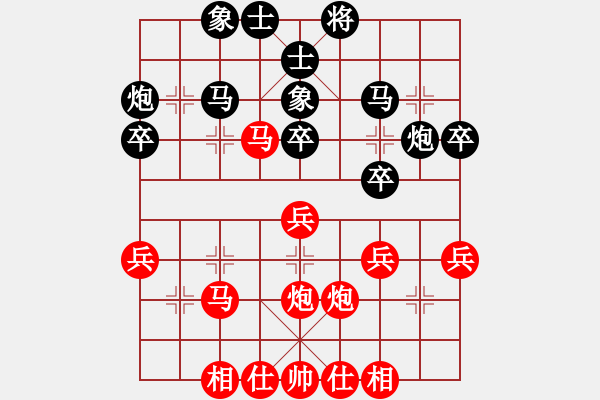 象棋棋譜圖片：神秘人（神1-1）先負 wgp - 步數(shù)：30 