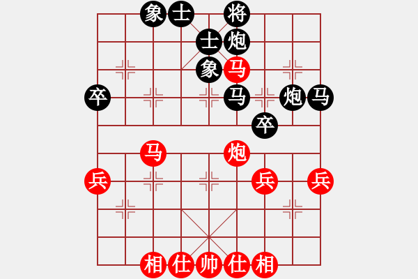 象棋棋譜圖片：神秘人（神1-1）先負 wgp - 步數(shù)：48 