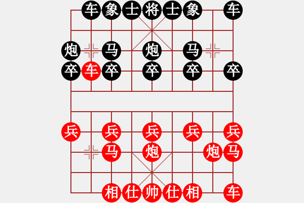 象棋棋譜圖片：漫步人生路(5段)-和-星作棋子(4段) - 步數(shù)：10 