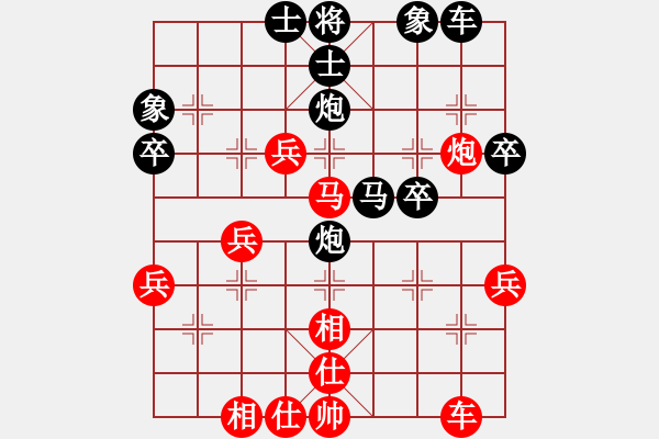 象棋棋譜圖片：五目[黑] -VS- 大浪淘沙[紅] - 步數(shù)：50 